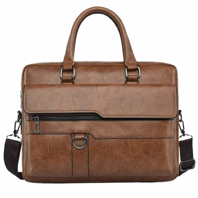 Amsburg Laptop Leather Bag Bagbari